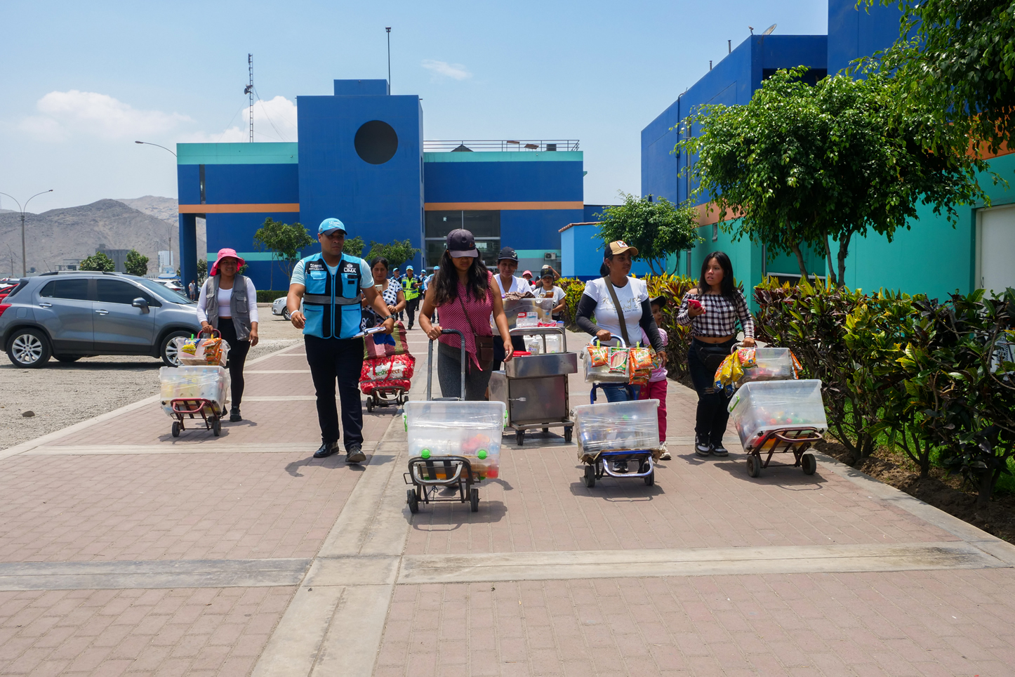 EMMSA Conduce Operativo para Regular el Comercio Ambulatorio en el Gran Mercado Mayorista de Lima