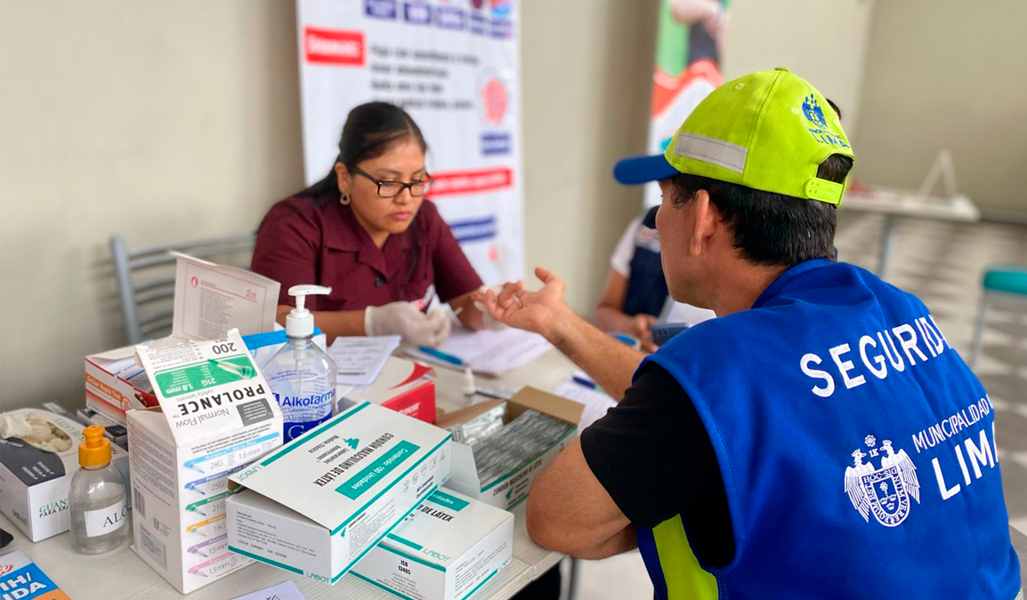 Campaña de Salud Integral Beneficia a los Trabajadores de EMMSA con el Apoyo de DIRIS Lima Este