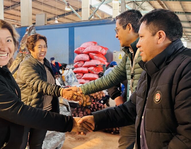 El Programa Mundial de Alimentos visitó el Gran Mercado Mayorista de Lima
