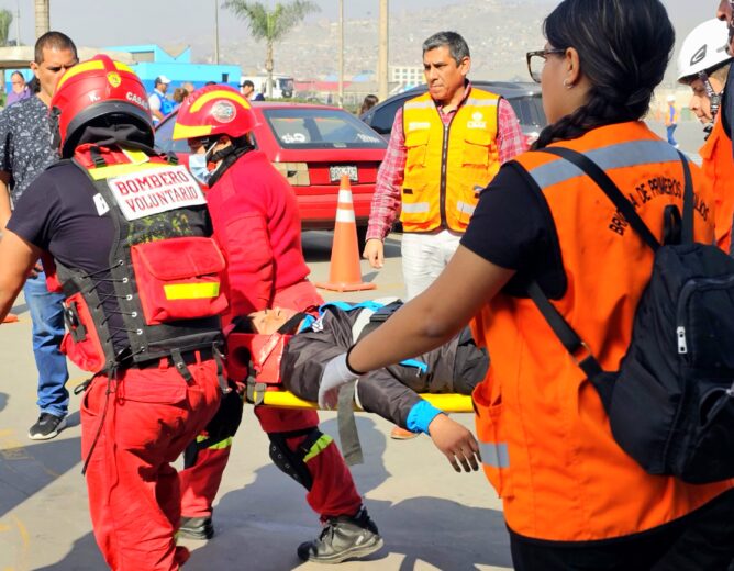 EMMSA participó del Segundo Simulacro Nacional Multipeligro en el Gran Mercado Mayorista de Lima