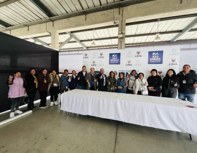 Transportistas y comerciantes fueron capacitados por SUNAT en formalización y trazabilidad en el Gran Mercado Mayorista de Lima