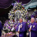 El Gran Mercado Mayorista de Lima rinde homenaje al Señor de los Milagros con emotivo recorrido y misa