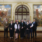 Funcionarios de EMMSA participaron en izamiento del Pabellón Nacional y visitaron el Palacio Municipal de Lima
