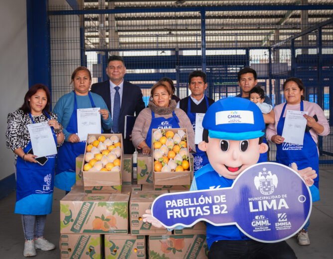 Adjudicatarios del Pabellón B2 de Frutas inician oficialmente sus operaciones en el Gran Mercado Mayorista de Lima