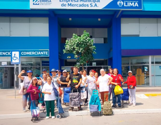 El Gran Mercado Mayorista de Lima recibió la visita de 50 vecinas de la Municipalidad de San Luis