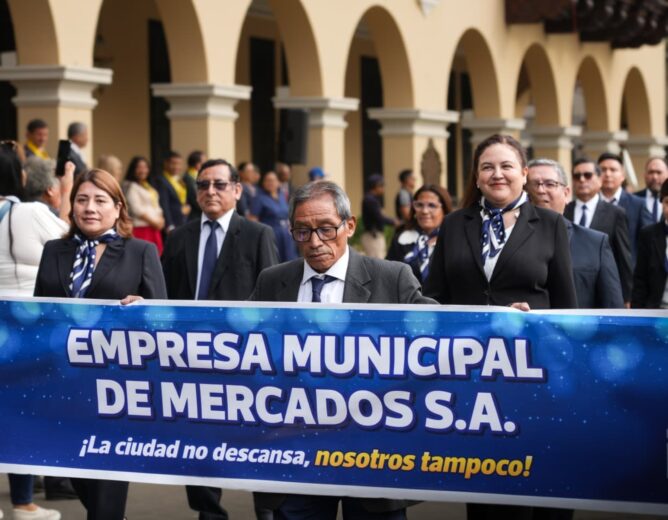 EMMSA Partticipó en el desfile cívico Institucional por el 491.º Aniversario de Lima