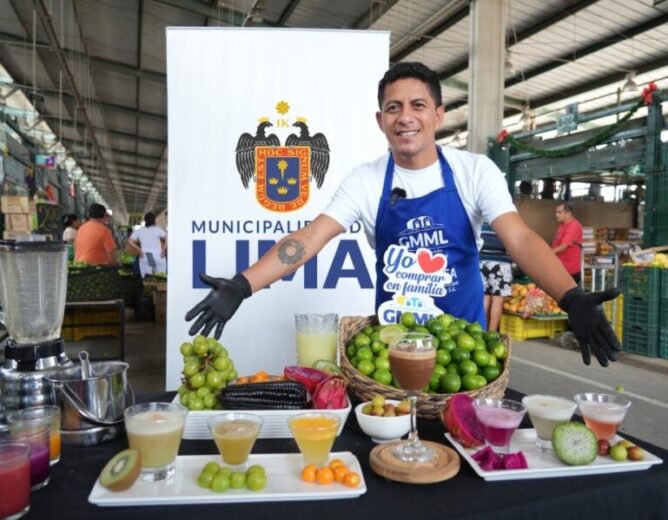 Gran Mercado Mayorista de Lima presentó innovadores piscos sour con frutas de temporada por el Día del Pisco Sour