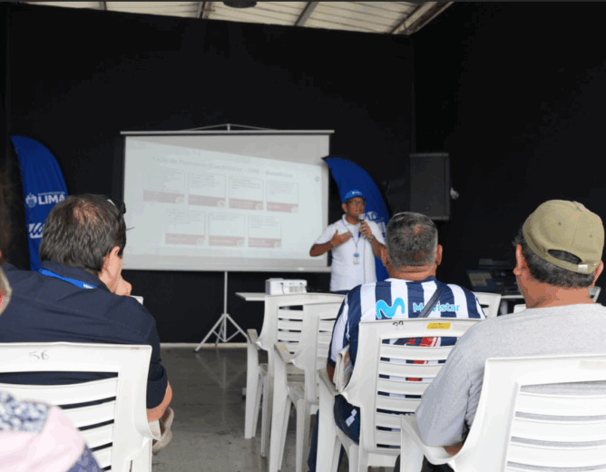 SUNAT realizó charla informativa para comerciantes y transportistas en el Gran Mercado Mayorista de Lima