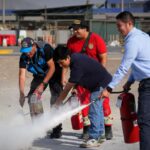 Talleres de capacitación sobre manejo de extintores y amago de incendios