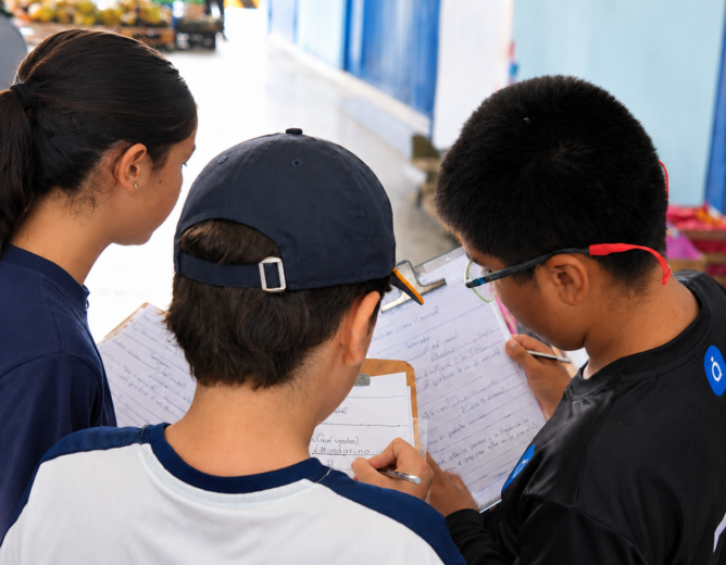Estudiantes de Primaria descubren el viaje de los alimentos en el Gran Mercado Mayorista de Lima