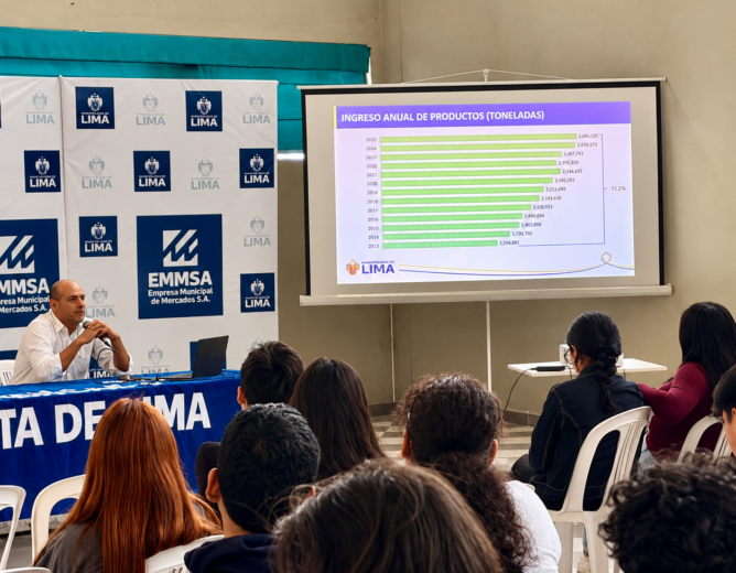 Estudiantes de Administración de la Universidad San Ignacio de Loyola analizaron la Gestión de Logistica del Gran Mercado Mayorista de Lima