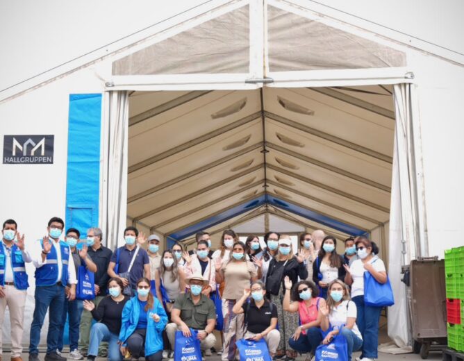 Gran Mercado Mayorista de Lima comparte su modelo de rescate de alimentos con Delegación Internacional