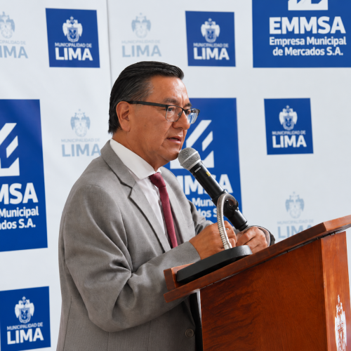 Discurso oficial ante la Municipalidad de Lima